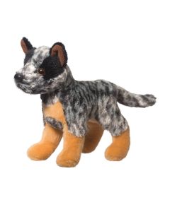 Australian Cattle Dog Stofftier Hund Clanger grau-schwarz 20 cm