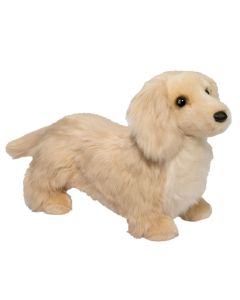 Douglas Cuddle Toys Pl&uuml;sch-Dackel Haisley mit cremefarbenem Fell.