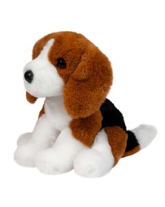 Kuscheltier Beagle von Douglas Cuddle Toys, sitzende Haltung.