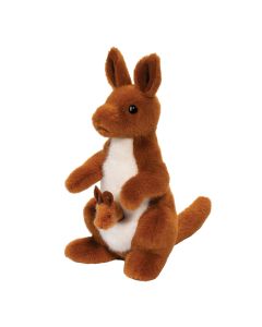 Känguru Kuscheltier Jill mit Baby 24 cm
