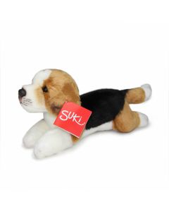 Beagle Plüschtier Hund liegend 30 cm von Suki