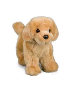 Kuscheltier Golden Retriever Hund von Douglas Cuddle Toys mit goldenem Fell in stehender Pose.