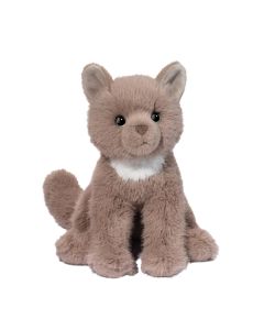Kneadie Kuscheltier Katze grau weich Soft 24 cm