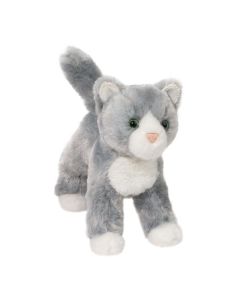 Scatter Plüschtier Katze klein grau stehend 18 cm