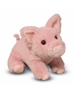 Stofftier Schwein in Rosa