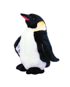 Plüschtier Pinguin in realistischen Design eines Kaiserpinguin.