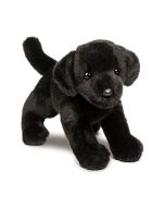 Kuscheltier Labrador Hund Brewster von Douglas Cuddle Toys in Schwarz in verpielter Stehpose.